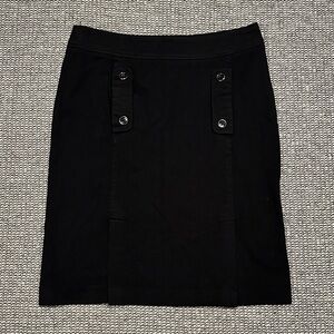Willi Smith Black Pencil Skirt